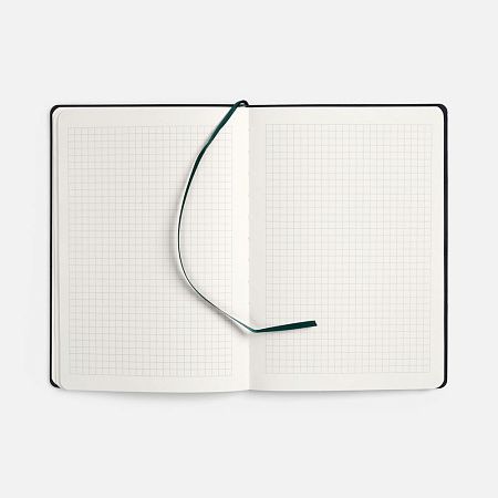 Блокнот Verso в клетку, зеленый, ver.2