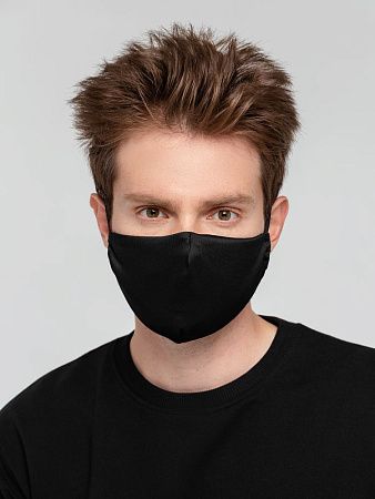 Маска для лица, черная