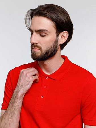 Рубашка поло мужская Adam, красная, размер XXL