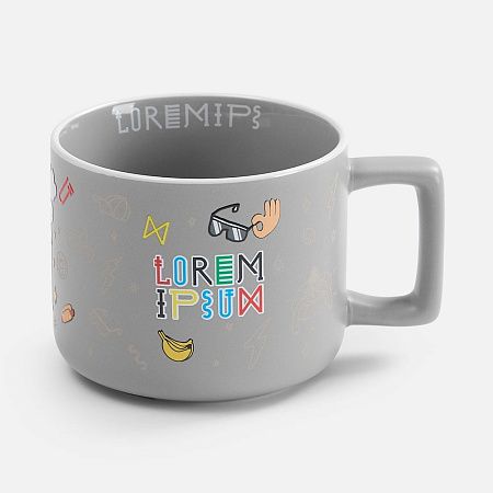 Чашка Fusion, ver.2, серая