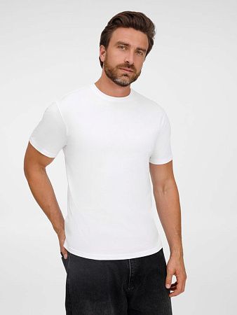 Футболка унисекс T-Bolka 180, белая, размер S