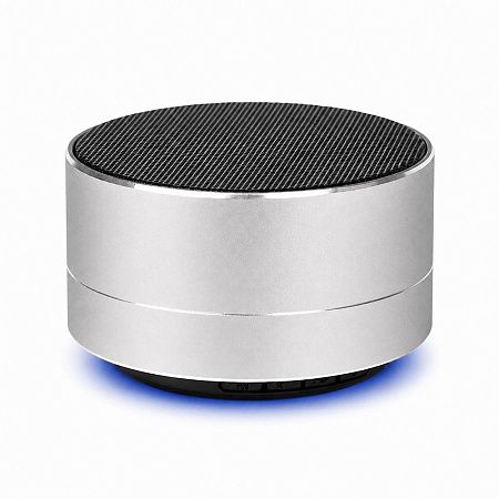 Беспроводная Bluetooth колонка MuzOn, серебристая