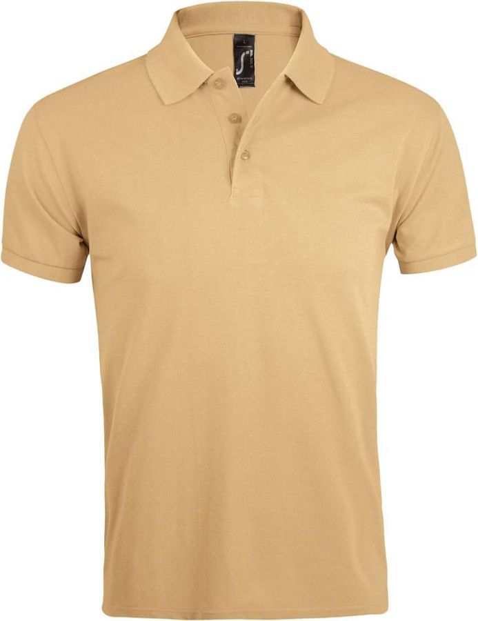 Рубашка поло мужская Prime Men, белая под нанесение