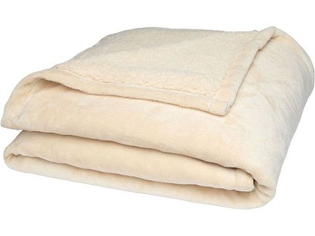 Двусторонний плед  «Эшн» из переработанной шерпы