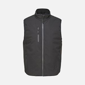 Жилет софтшелл унисекс Falcon BW, черный, размер 4XL