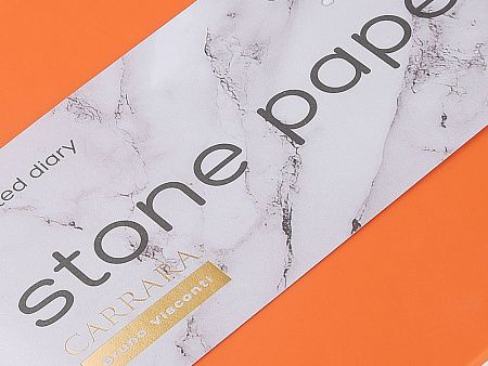 Ежедневник с каменной бумагой недатированный А5 «Carrara»