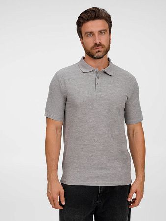 Рубашка поло унисекс Tervise, серый меланж, размер XXL