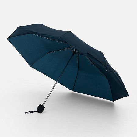 Зонт складной Basic, темно-синий