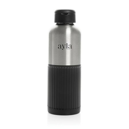 Бутылка для воды Ripple RCS из нержавеющей стали R-steel, герметичная, с ручкой, 750 мл