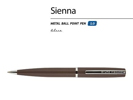 Ручка металлическая шариковая «Sienna», софт-тач