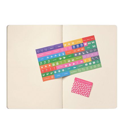 Блокнот Альфа Слим (Alpha slim), фиолетовый