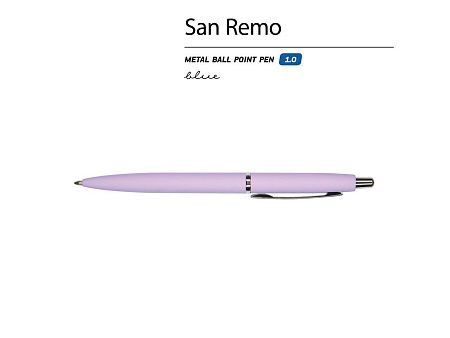 Ручка металлическая шариковая «San Remo», софт-тач