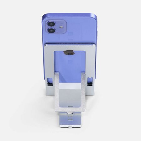 Подставка для смартфона Tactic, серебристая