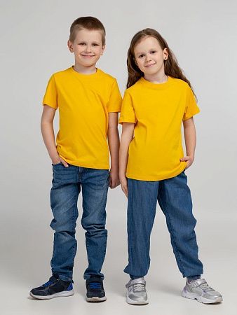 Футболка детская Regent Kids 150, желтая, размер 8 лет (118-128 см)