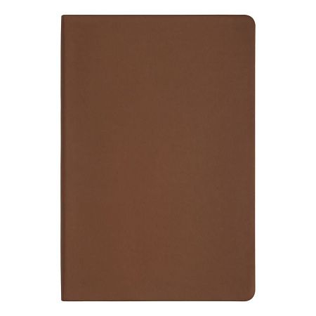Ежедневник Flexy Soft А5, коричневый, недатированный, в гибкой обложке