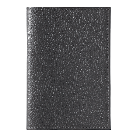 Обложка для автодокументов Leather Sky Flotter из натуральной кожи, темно-серая 402С