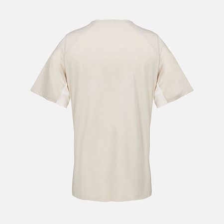 Футболка спортивная унисекс Storm, бежевая (льняная), размер XS