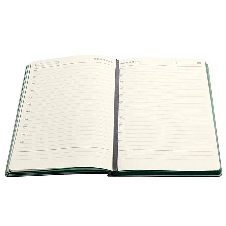 Ежедневник A5 недатированный Carisma в мягком переплёте, зеленый