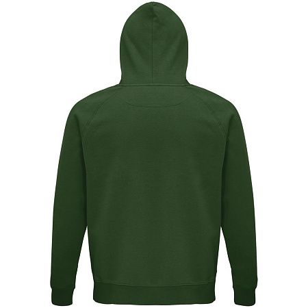 Толстовка унисекс Stellar, темно-зеленая, размер XS