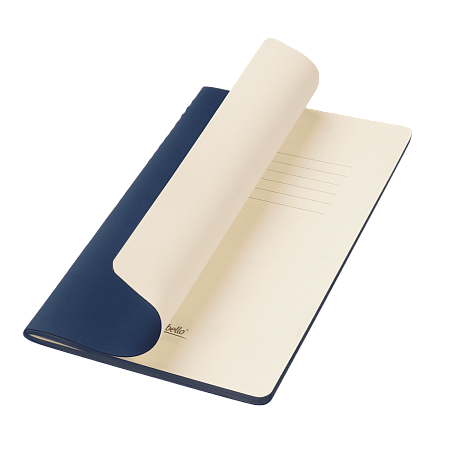 Блокнот Alpha slim, синий