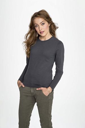 Футболка с длинным рукавом Imperial LSL Women, черная, размер S