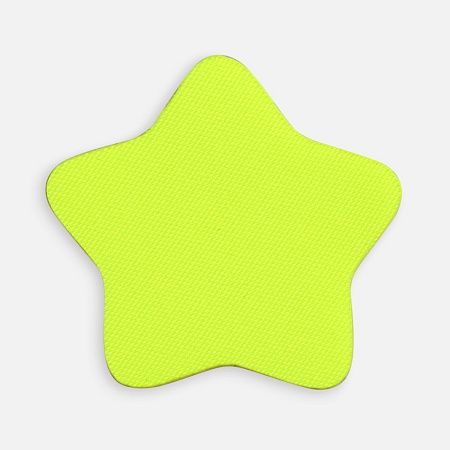 Наклейка тканевая Lunga Bial, M, желтый неон