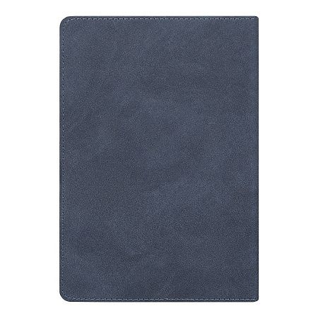 Ежедневник Flexy Tenero Suede A5, синий, недатированный, в гибкой обложке с петлей для ручки