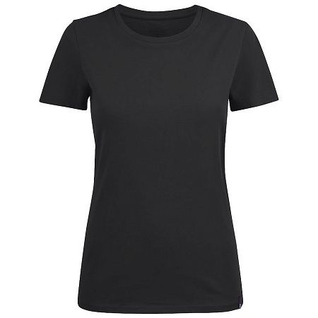 Футболка женская Ladies American U, черная, размер S