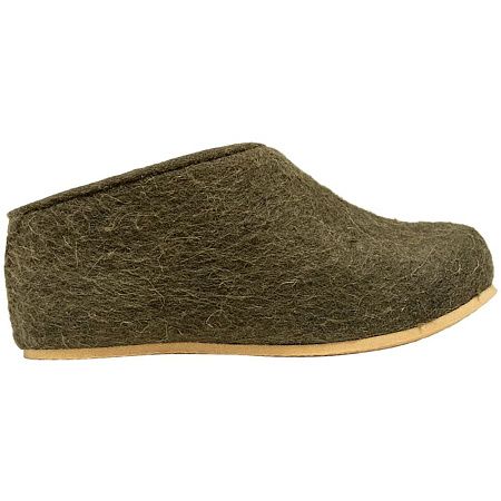 Домашние валенки Cant, зеленые (олива), размер 47