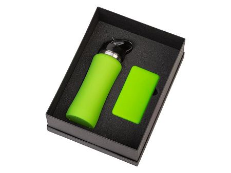 Подарочный набор «COLOR IT» с бутылкой для воды и повербанком 