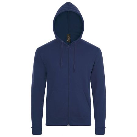 Толстовка унисекс Stone, темно-синяя, размер XL