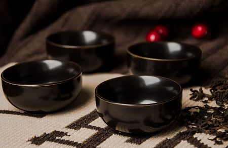 Подарочный набор «Церемония»: чайник, чашки, чай