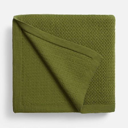 Плед Ornato, зеленый (лавровый)