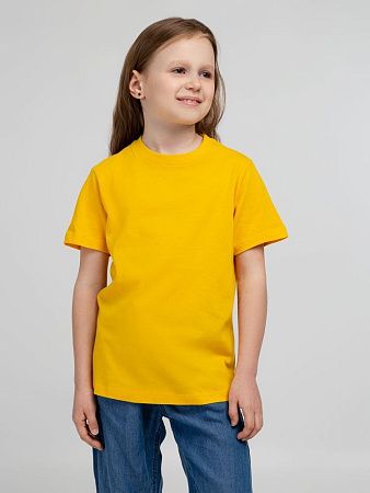 Футболка детская Regent Kids 150, желтая, размер 8 лет (118-128 см)