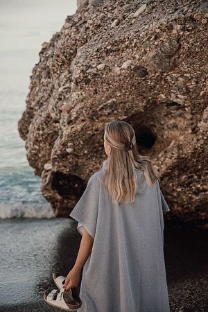 Халат-пончо VINGA Tolo, 100 x 95 см, 360 г/м²