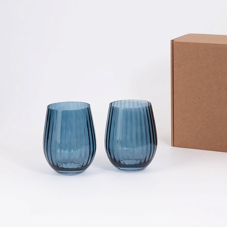 Подарочный набор 2 стакана для воды Бланш (Blanche)