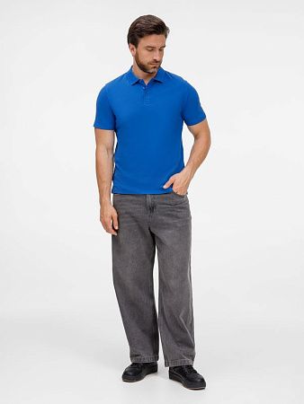 Рубашка поло унисекс Tervise, ярко-синяя, размер XXL