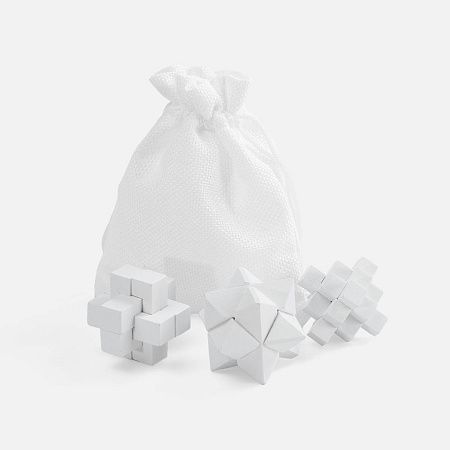 Набор из 3 головоломок Tickler Arcade, белый