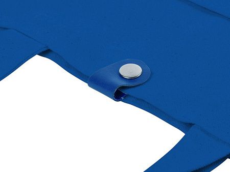 Cумка «Clip» из хлопка 340 г/м2 с застежкой из экокожи