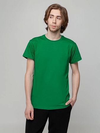 Футболка унисекс T-bolka 140, темно-зеленая, размер XXL