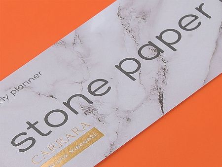 Еженедельник с каменной бумагой А5+ «Carrara»