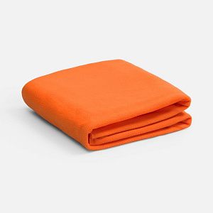 Флисовый плед Warm&Peace XL, оранжевый