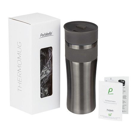 Термокружка вакуумная Polo, синяя