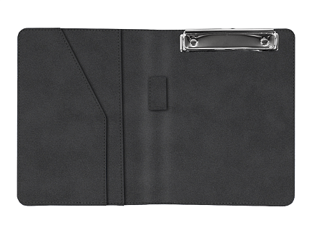 Папка с зажимом Solo Nuba A5, темно-серый