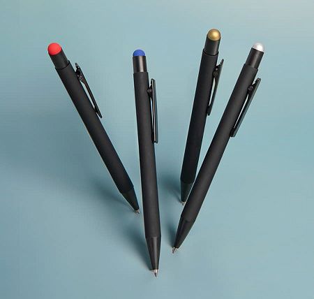 Ручка шариковая FACTOR BLACK со стилусом