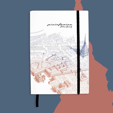 Блокнот линованный Pininfarina ITALIAN BEAUTY TORINO из каменной бумаги, А5