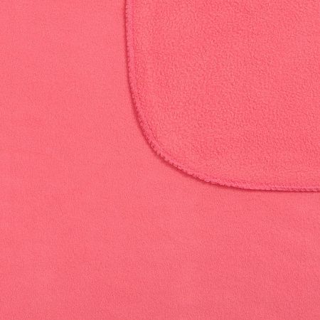 Флисовый плед Warm&Peace, розовый (коралловый)