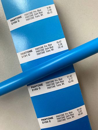 Ручка шариковая IGLA COLOR, пластиковая, голубой