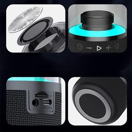 Колонка беспроводная MyTone Mega Bass со светомузыкой