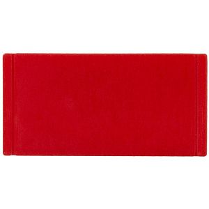 Лейбл из ПВХ Dzeta, XS, красный